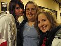 From right to left: My friend Kristin, my friend Tracy, and me while bowling.