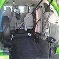 interior of cab wheelchair cutout